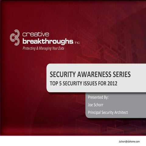 Security awarenesspreso draft-v-11