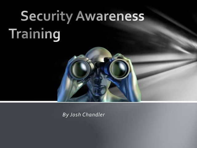 Security awareness training ip5
