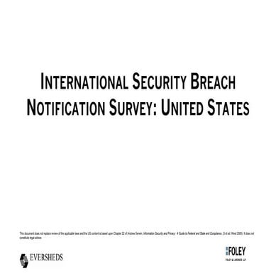 Security Breach Laws