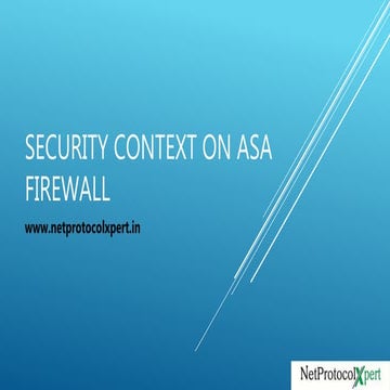 Security context on asa firewall