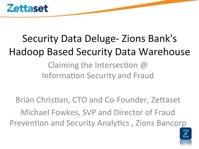 Security data deluge