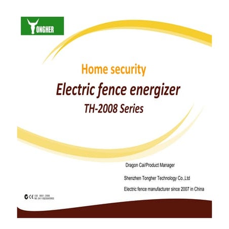 Security electric fence introduction