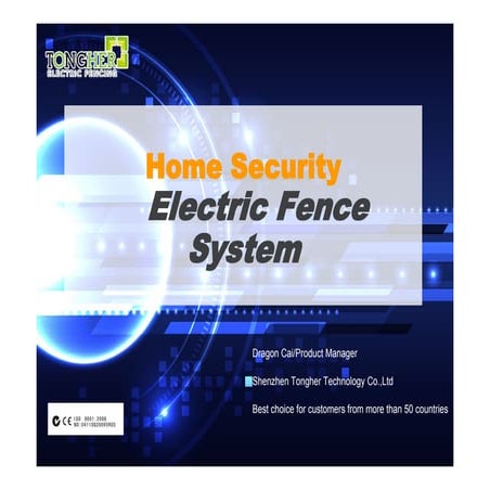 Security electric fence introduction