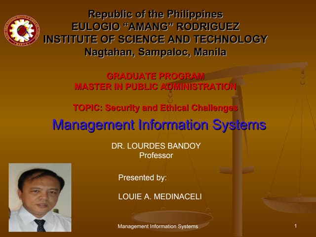 Security & ethical challenges