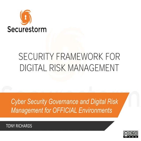 Security Framework for Digital Risk Managment