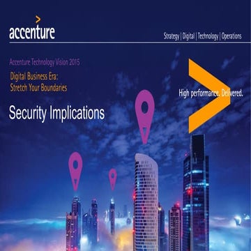 IT Security: Implications for the Technology Vision 2015