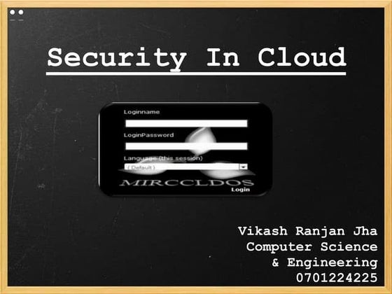 Security in cloud