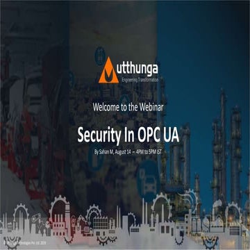 Security in OPC UA ppt