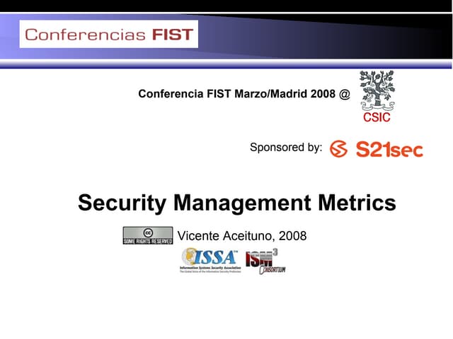 Security Metrics