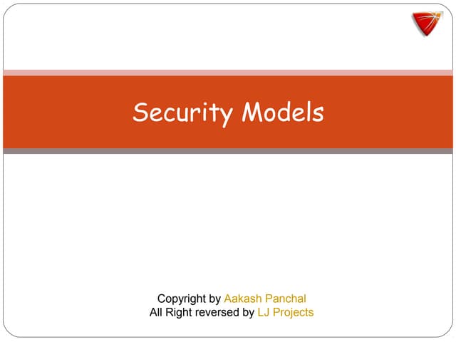 Security models 