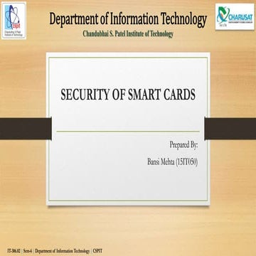 Smart card system ppt | PPTX
