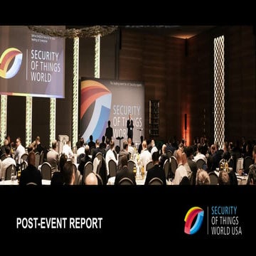 Security of Things World USA 2016 - Post Event Report