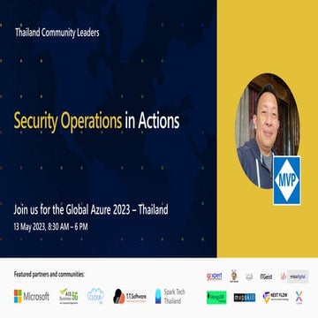 Security Operations in Actions