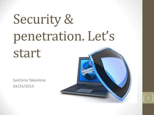 Security & penetration testing