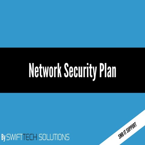 The Benefits of a Network Security Plan