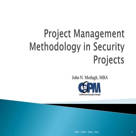 Security Project Management Training