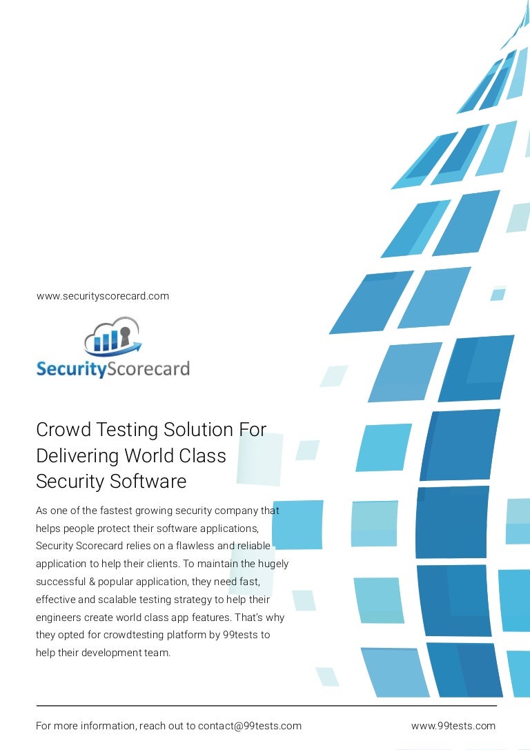 Security Scorecard Case Study