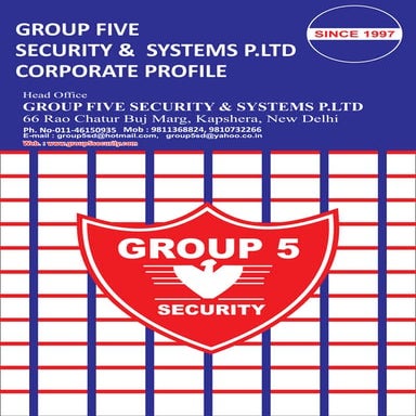Group 5 Security Pvt Ltd | PDF