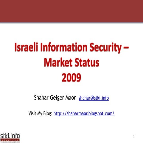 Security Summit  July 2009