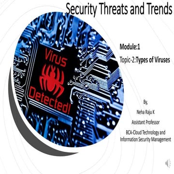 Security threats and trends-topic 2