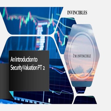 Security valuation