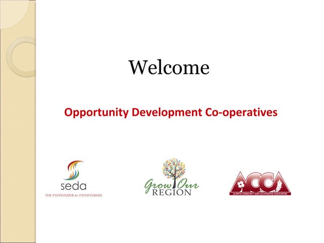 Opportunity Development Co-operatives