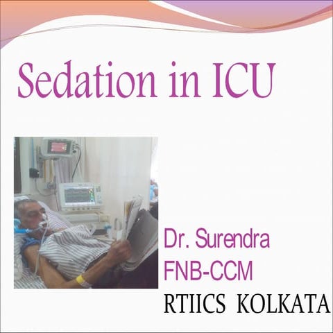 Art of sedation in icu