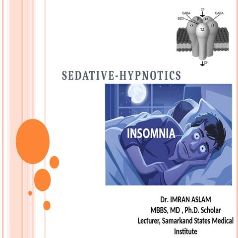 sedative and hypnotics | PDF