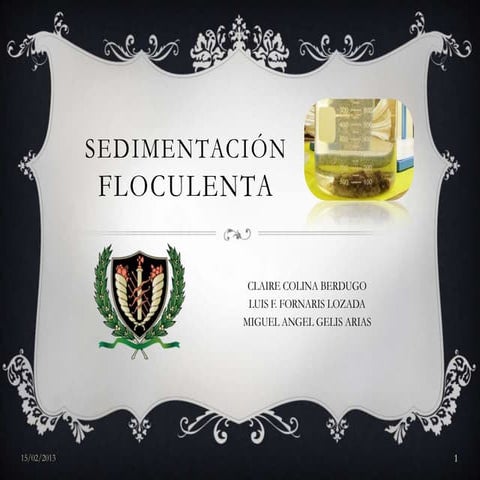 Sedimentación floculenta