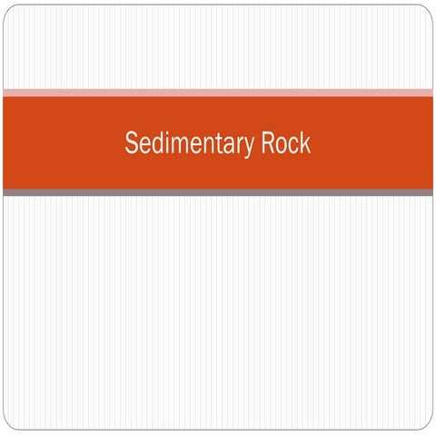 Sedimentary rock