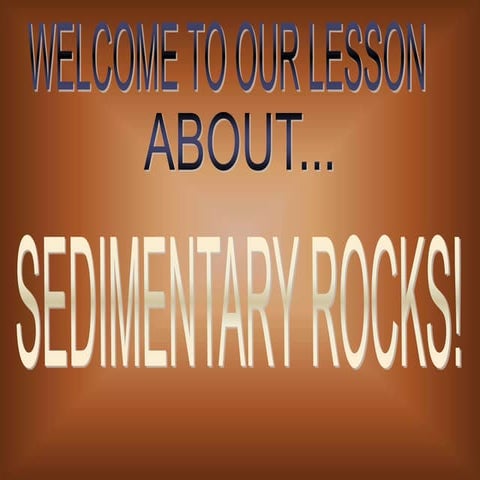 Sedimentary Rocks
