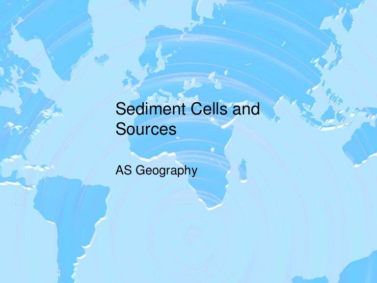 Sediment Cells And Sources
