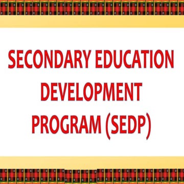 SEDP (Secondary Education Development Program).pptx