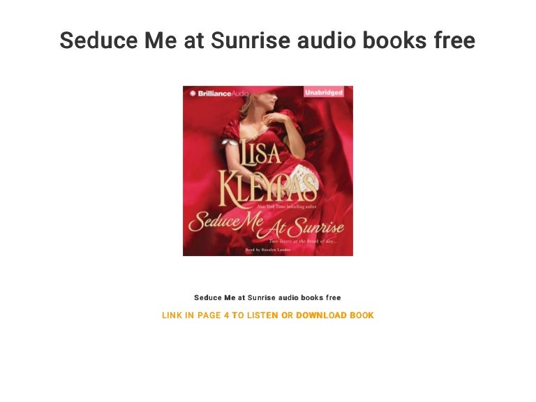 seduce me at sunrise seduce me at sunrise