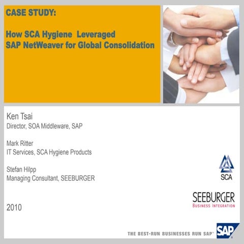 CASE STUDY: How SCA Hygiene Leveraged SAP NetWeaver for Global Consolidation