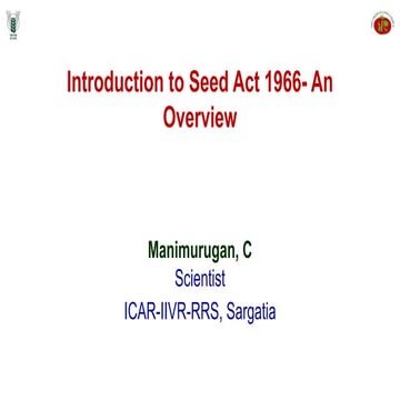 Seed act