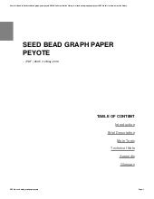 seed bead graph paper peyote seed bead graph paper