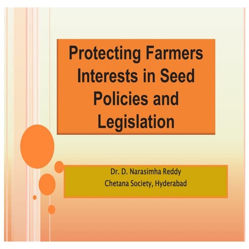 Seed regulation in India