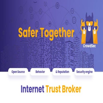 CrowdSec - Seed Round Deck