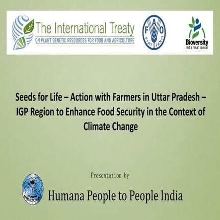 IGP Region to Enhance Food Security in the Context of Climate Change