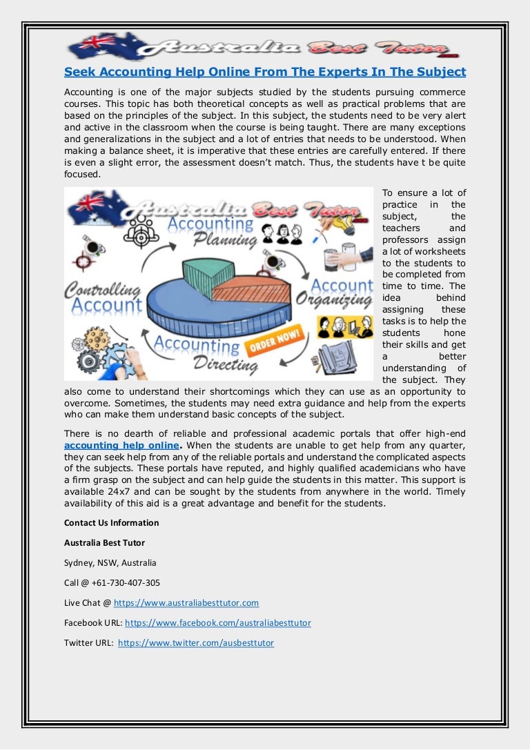 Accounting tutor near me picture