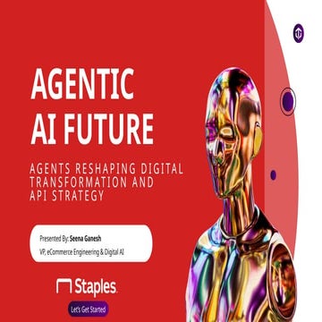apidays New York 2025 - Agentic AI Future by Seena Ganesh (Staples)