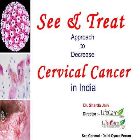 See & treat prog  dr. sharda jain