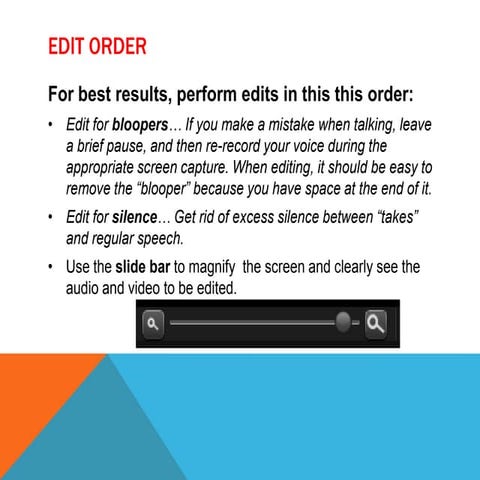 Editing with Camtasia Part 2: SEFLIN: Evolving Library Technologies Regional ...