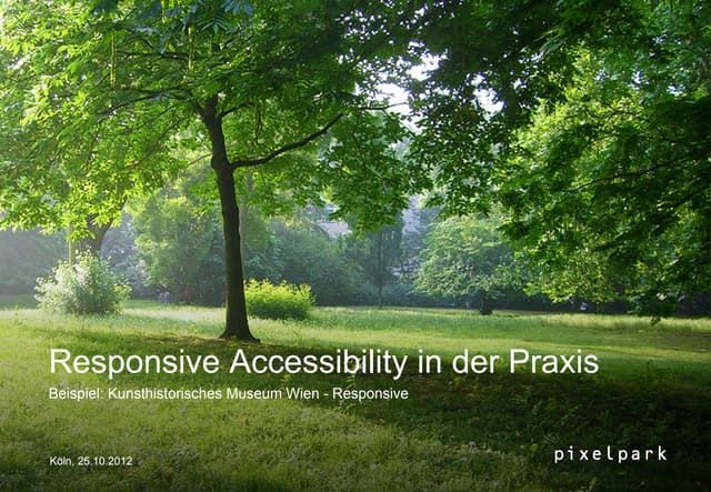 Responsive Accessibility in der Praxis