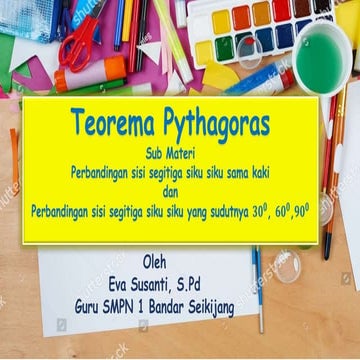 Segitiga siku siku sama kaki dan segitiga dengan sudut 30 60-90 derajat