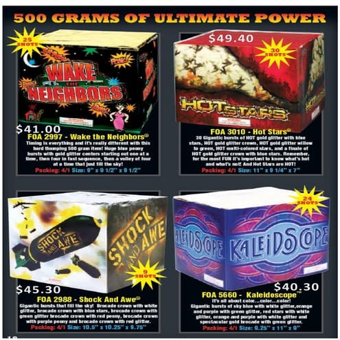 Segment 008 of fireworks catalog | PDF