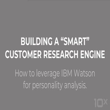 Building a Smart Customer Research Engine