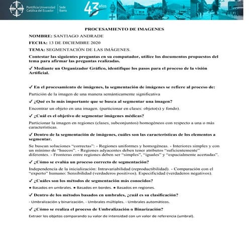 Segmentacion de imagenes