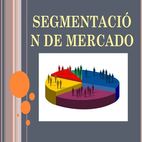 Segmentacion del mercado y marketing, definicion y factores.